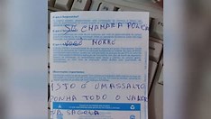 Homem usa bilhete para anunciar assalto a lotérica no sul da Bahia