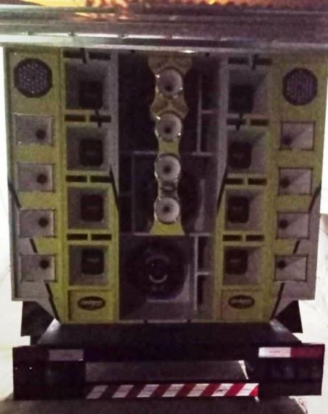 Paredão de som é apreendido por perturbação do sossego em Matina