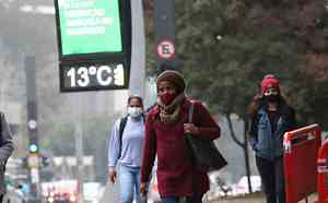 Julho será o mês mais frio do ano