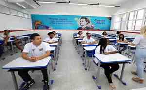 Número de estudantes da rede estadual inscritos no Enem 2024 supera o da edição passada